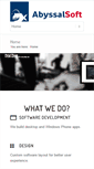 Mobile Screenshot of abyssalsoft.com